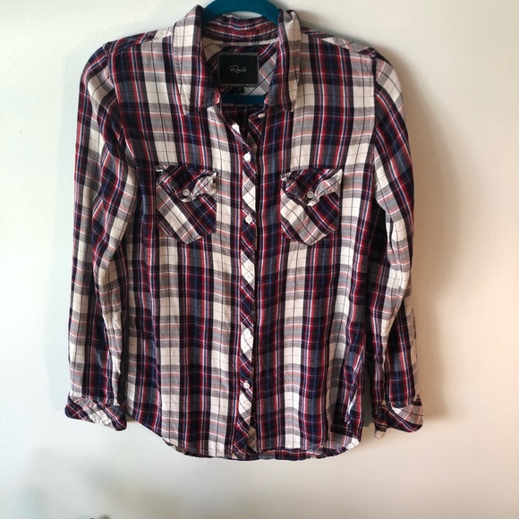 Rails Plaid Button Down XS - Picture 2 of 5